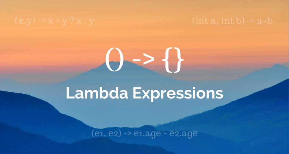 🍔Lambda表达式